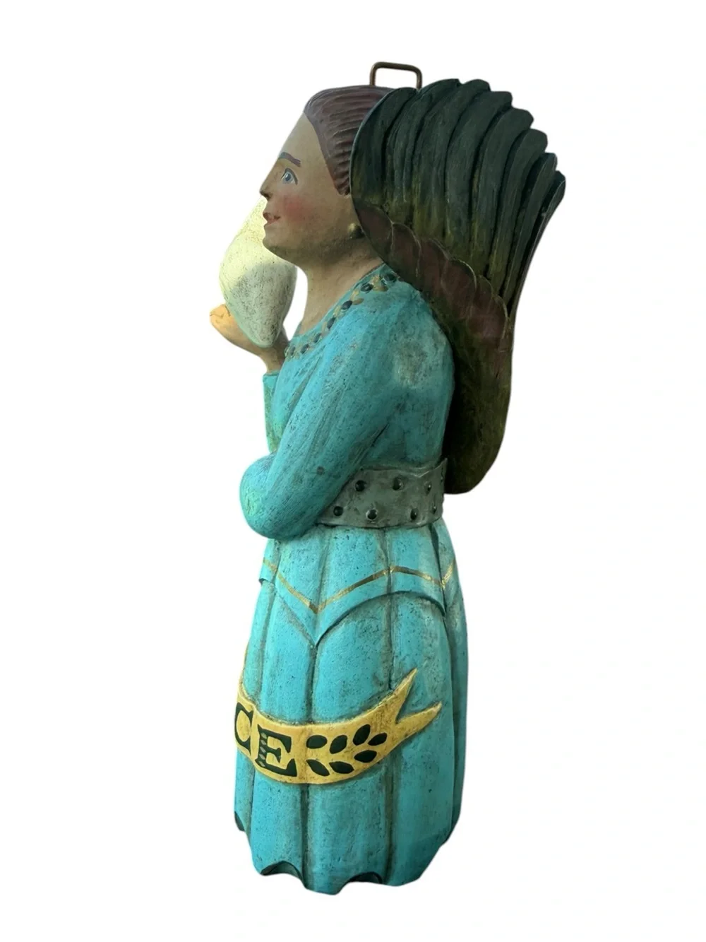 Leo Smith Folk Art ANGEL OF PEACE Ornament Limited Edition 1356/3500